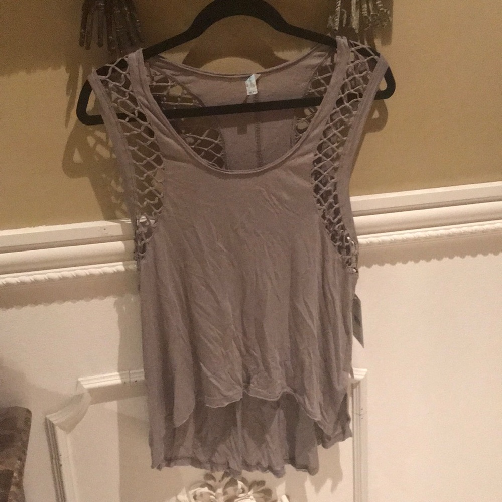 NWT Free People sleeveless shirt